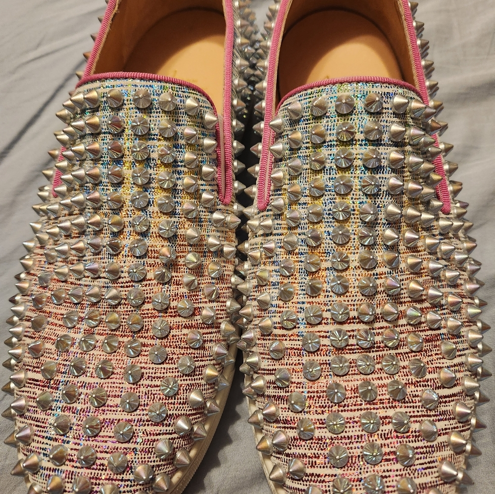 Louboutin Pik sneakers, multi-light colors